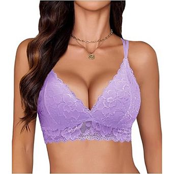 Avidlove Bras for Women Lace Camisole Tops for Women Lace Bras Longline Bralettes