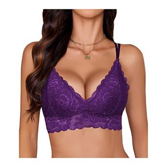 Avidlove Bras for Women Lace Camisole Tops for Women Lace Bras Longline Bralettes