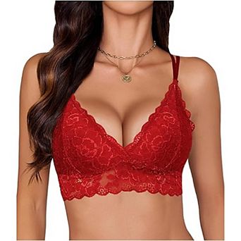 Avidlove Bras for Women Lace Camisole Tops for Women Lace Bras Longline Bralettes