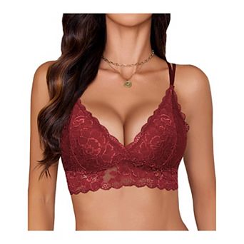 Avidlove Bras for Women Lace Camisole Tops for Women Lace Bras Longline Bralettes