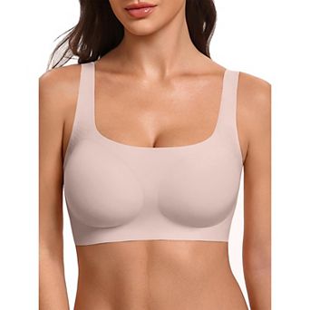 Avidlove Bras for Women Smooth Comfortable Jelly Dot Wireless Bralette Full Coverage Everyday Bras