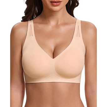 Avidlove Bras for Women No Underwire Seamless Bra Mesh Wireless Sleep Padded T Shirt Bra Soft