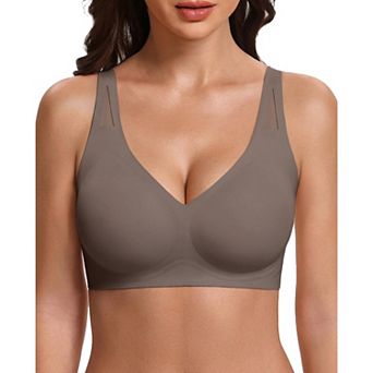Avidlove Bras for Women No Underwire Seamless Bra Mesh Wireless Sleep Padded T Shirt Bra Soft