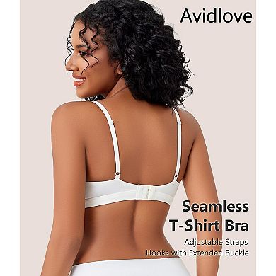 Avidlove Womens Triangle Bra Wireless Unpadding Bras Comfort Plunge Bralette Tshirt Bra