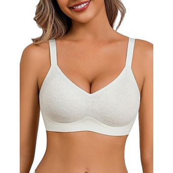 Avidlove Lace Bralettes for Women No Underwire Padded Bra Lifting Basic Bra