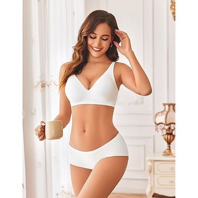 Avidlove Wireless Bras Full Coverage Seamless Comfort Tshirt Bras for Women No Underwire with Padded