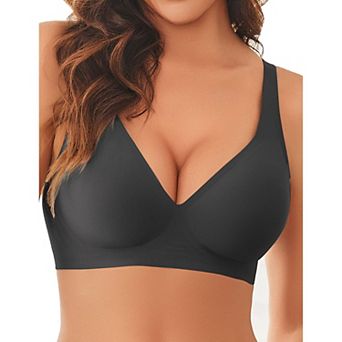 Avidlove Wireless Bras Full Coverage Seamless Comfort Tshirt Bras for Women No Underwire with Padded