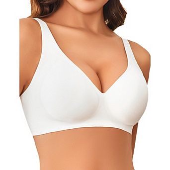 Avidlove Wireless Bras Full Coverage Seamless Comfort Tshirt Bras for Women No Underwire with Padded