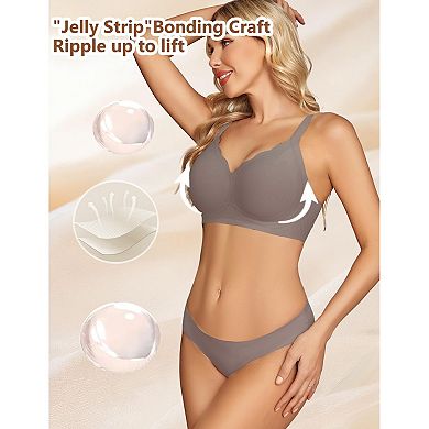 Avidlove Women Everyday Bra Wireless Bralettes Seamless Brassiere Wire Free Basic Bras