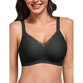 Avidlove Seamless Bras for Women Wireless Bras with Support and Lift Scalloped T Shirt Bra