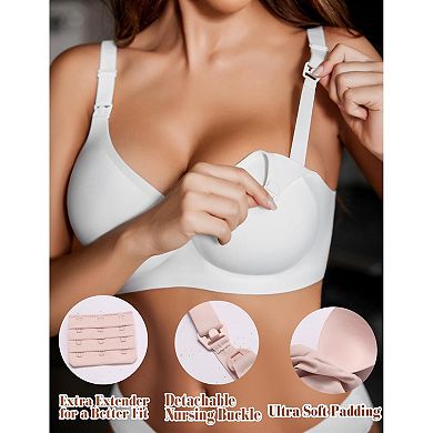 Avidlove Nursing Maternity Bras for Pregnancy Women Breastfeeding Supportive Seamless Sleep