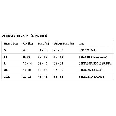Avidlove Women Underwire Bra Lace Full Coverage Push Up T Shirt Bralette