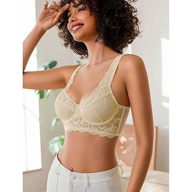 Avidlove Women Lace Bralettes Underwire Bras for Women Push Up Bra Lingeries Unlined