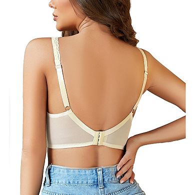 Avidlove Women Lace Bralettes Underwire Bras for Women Push Up Bra Lingeries Unlined