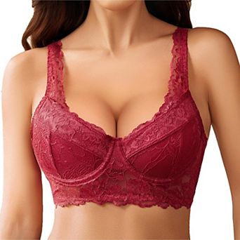 Avidlove Women Lace Bralettes Underwire Bras for Women Push Up Bra Lingeries Unlined