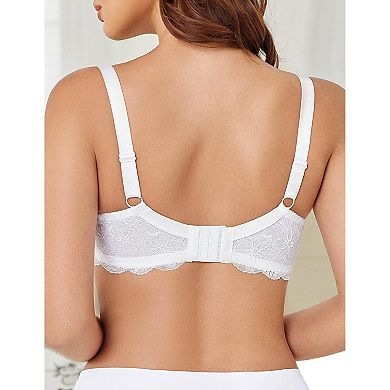 Avidlove Lace Bras for Women Full Coverage Lifting Underwire Everyday Bra for Bust