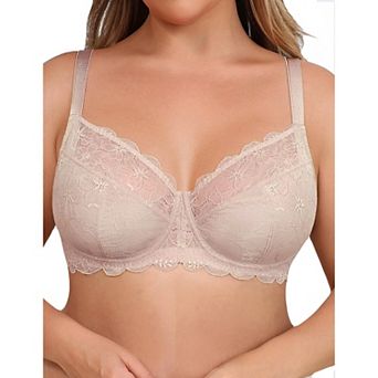 Avidlove Lace Bras for Women Full Coverage Lifting Underwire Everyday Bra for Bust