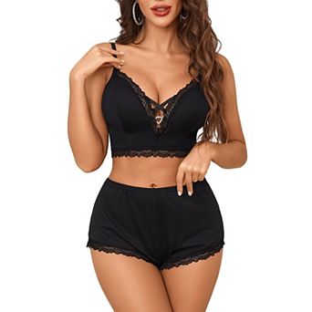 Avidlove Lounge Sets for Women Cute Pajama Sets Piece Shorts Women Cami