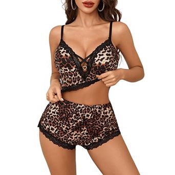 Avidlove Lounge Sets for Women Cute Pajama Sets Piece Shorts Women Cami