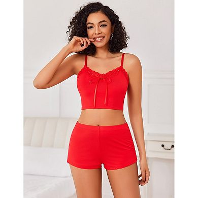 Avidlove Women Short PJ Set Soft Sleepwear Piece Lingerie Sets