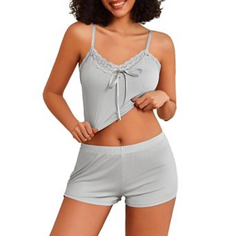 Avidlove Women Short PJ Set Soft Sleepwear Piece Lingerie Sets