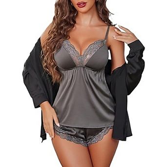 Avidlove Silk Pajamas for Women Pajamas Satin Cami Shorts Set Nightwear