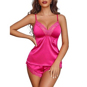 Avidlove Silk Pajamas for Women Pajamas Satin Cami Shorts Set Nightwear