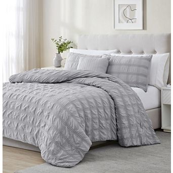 Ramallah Eliza Seersucker Comforter Set - 4 pc