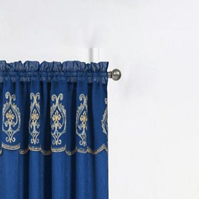 Jayla Stylish And Premium Embroidered Curtain Panel 54" X 90" Navy
