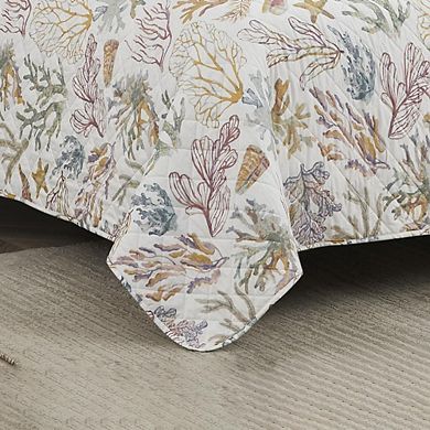 Melrose Mystic 3-pieces Elegant Premium And Lightweight Stitched Quilt Set