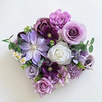 30 pc Artificial Silk Flower Box Set, Realistic Silk Blooms for DIY Wedding Bouquets & Decor