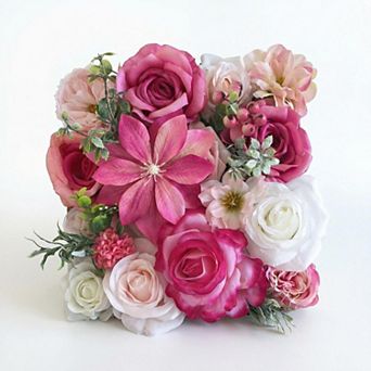 30 pc Artificial Silk Flower Box Set, Realistic Silk Blooms for DIY Wedding Bouquets & Decor