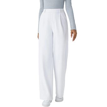Women's Side Pocket Office Trousers Straight Leg Work with Slim Fit Business Casual Pants