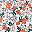 Orange Floral