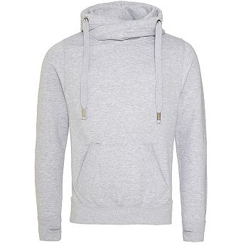 AWDis Hoods Mens Cross Neck Hoodie
