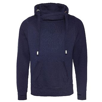 AWDis Hoods Mens Cross Neck Hoodie