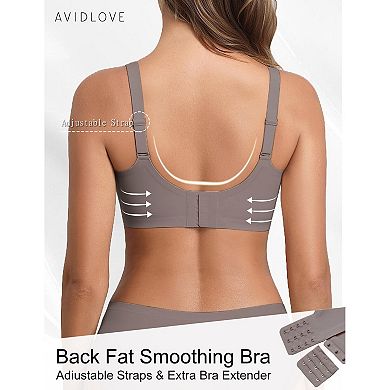 Avidlove Women Seamless Bras Wireless Pushup Bra No Wire Full Coverage Bra Comfort Everyday Tshirt