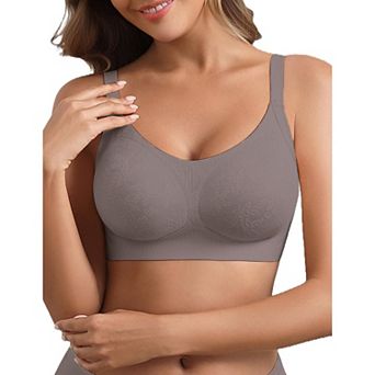 Avidlove Women Seamless Bras Wireless Pushup Bra No Wire Full Coverage Bra Comfort Everyday Tshirt