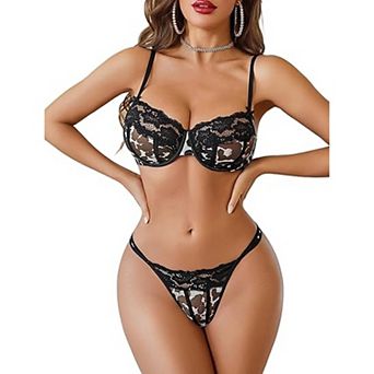 Avidlove Lingerie Sets Push Up Bra and Panty Sets for Women Bridal Lingerie Bralette