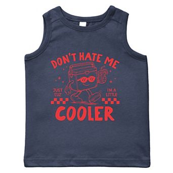 Just A Little Cooler Checkered - Toddler Graphic Tank