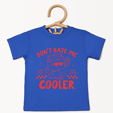 Just A Little Cooler Checkered - Toddler Short Sleeve Graphic T-Shirt