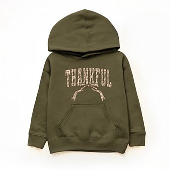 Thankful Floral Coquette - Youth Graphic Hoodie