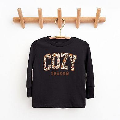 Cozy Season Floral - Youth Long Sleeve Graphic T-Shirt
