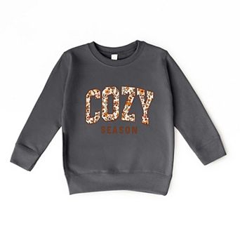 Cozy Season Floral - Toddler Graphic Sweatshirt