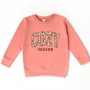 Cozy Season Floral - Toddler Graphic Sweatshirt