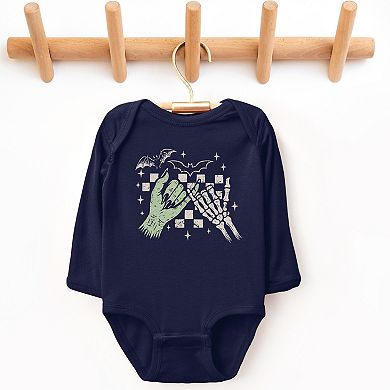Pinky Promise Skeleton - Infant Long Sleeve Bodysuit