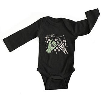 Pinky Promise Skeleton - Infant Long Sleeve Bodysuit