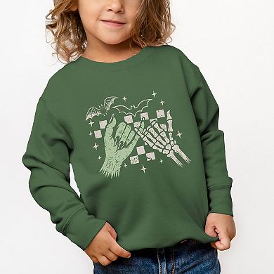 Pinky Promise Skeleton - Toddler Graphic Sweatshirt