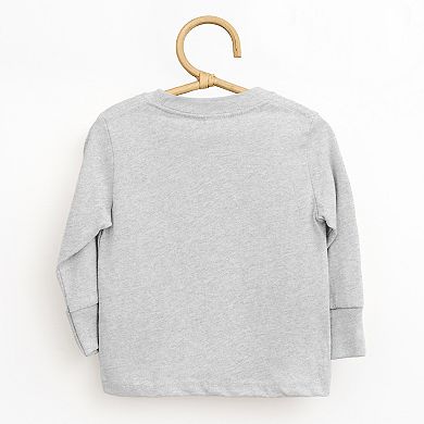 Hey There Pumpkin Stripes - Toddler Long Sleeve Graphic Tee