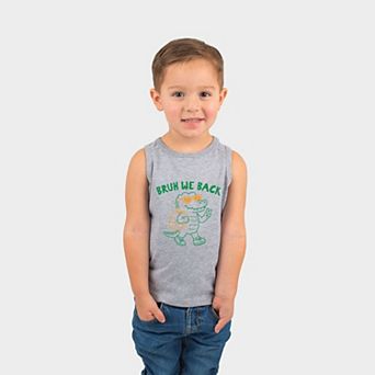Bruh We Back Crocodile - Toddler Graphic Tank